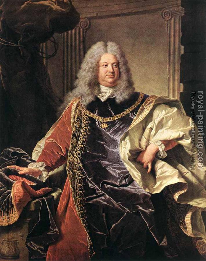Hyacinthe Rigaud : Portrait Of Count Sinzendorf